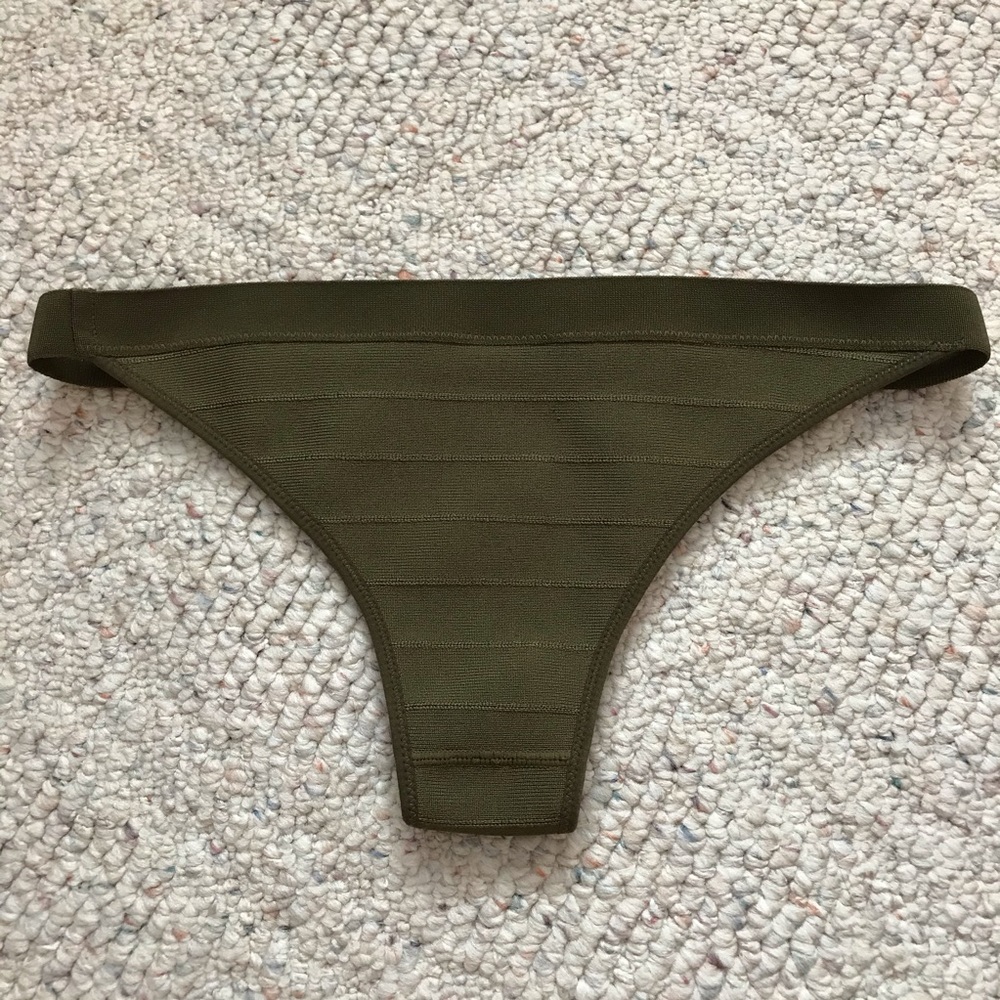 H&M Army Green Cheeky Bikini Bottom - Picture 2 of 3